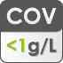 COV inférieur à 1 g/L